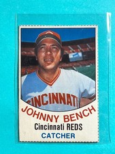 Near mint  Centered 1977 Hostess All-Star Team - Johnny Bench #6 Reds HOF