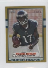 2015 Topps Chrome Mini 1989 Football Gold Refractor 43/50 Nelson Agholor 0c6