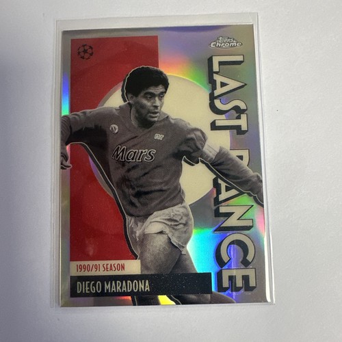 Topps Diego Maradona Napoli Last Dance UEFA Club Competitions Chrome Card UCC