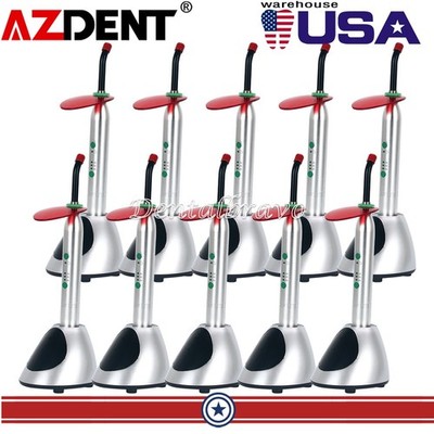 1-10 Dental LED Curing Light Lamp 2000mw High Power Blue Light Ortho Bracket Use