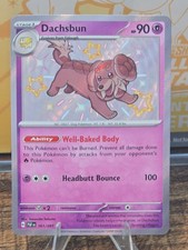 Dachsbun 161/091 Paldean Fates Holo Shiny Rare Pokemon NM on eBay