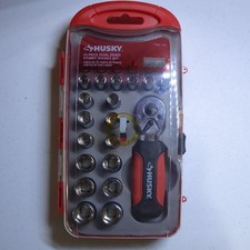 Husky 25-piece Dual-sided 14 38 Stubby Socket Set 607 716 Complete