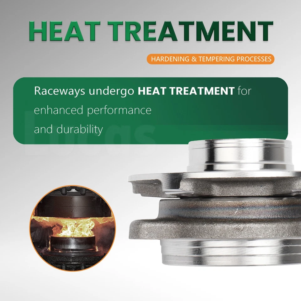 Buje de cojinete de rueda delantera trasera Lucas nuevo para Audi A4 A5 A6 S4 S5 Foto 4 de 4