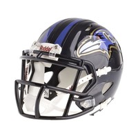 Riddell Mini Football Helm - Nfl Speed Baltimore Ravens