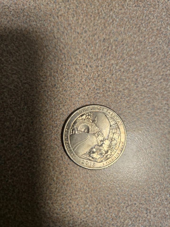 2015-P Blue Ridge Parkway, North Carolina Quarter Commemorative Coin - Image 2 of 2