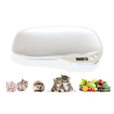 Small Digital Pet Scale for Dogs Cats, Max 33 lbs LCD Display Small Animal