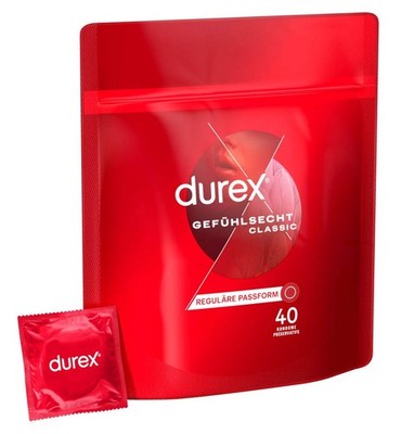 Durex Extra Dünn Gefühlsecht Kondome | Hohe Sensibilität | 3 144 Stück | Diskret