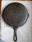 No. 7 GRISWOLD Skillet Large Logo ERIE PA  701 Smooth Bottom