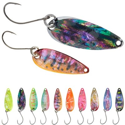 Balzer Abalone Spoon 25mm 2,3g UV aktiver Perlmutt Micro Spinner Blinker Forelle
