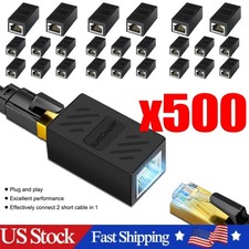 RJ45 Inline Coupler Cat7 Cat6 Cat5e Cat5 Ethernet LAN Network Cable Adapter Lot
