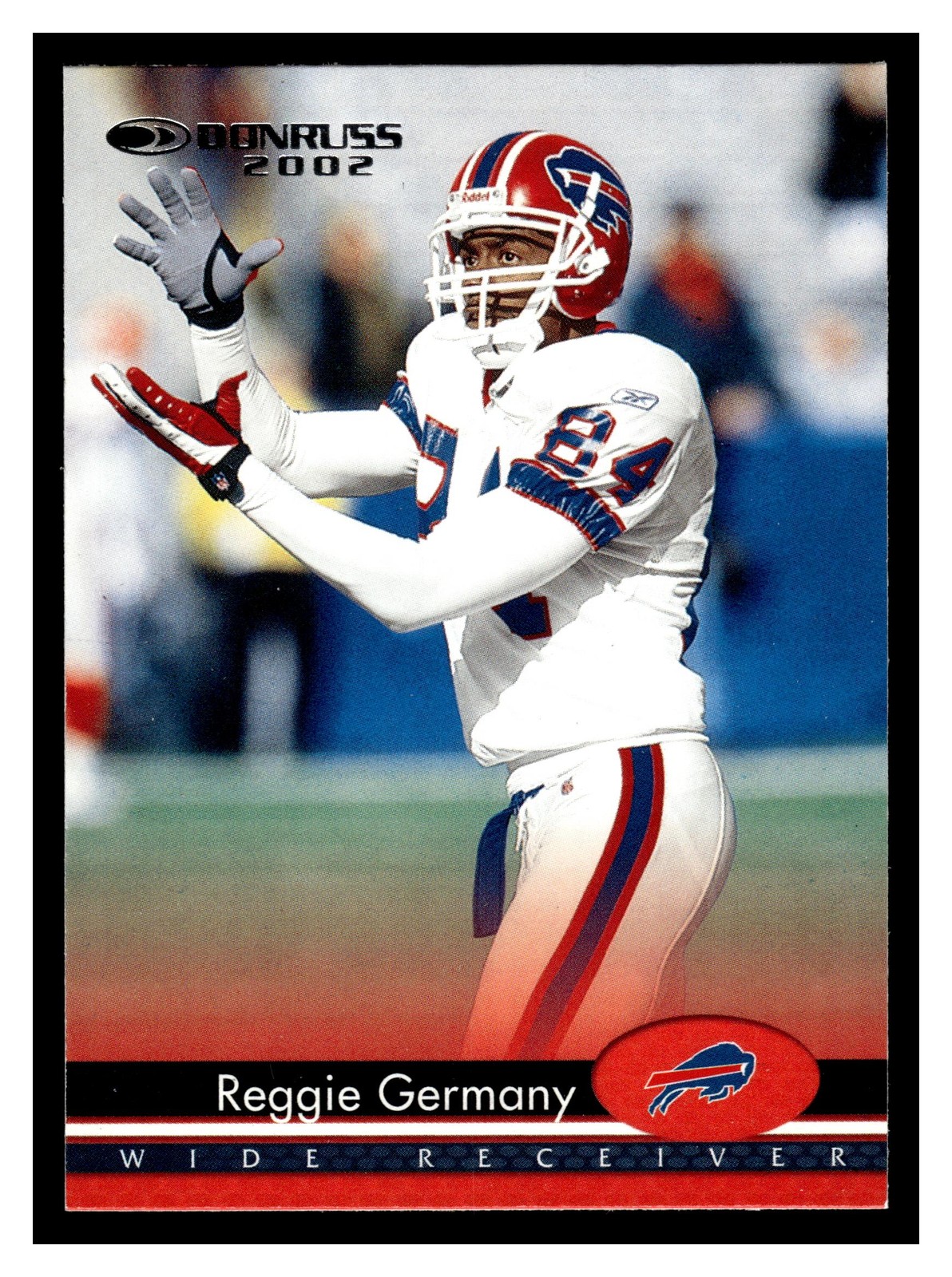 Reggie Germany #19 2002 Donruss Buffalo Bills