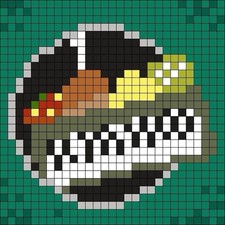 Custom perler bead album cover piece only