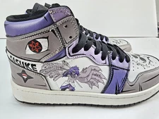 Sasuke Custom High Top Shoes Naruto Men's Size 7