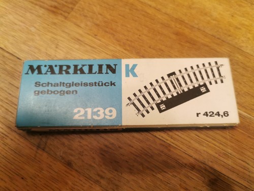 Märklin Schaltgleis gebogen, K Gleis, 2139, OVP | Zustand: Neu