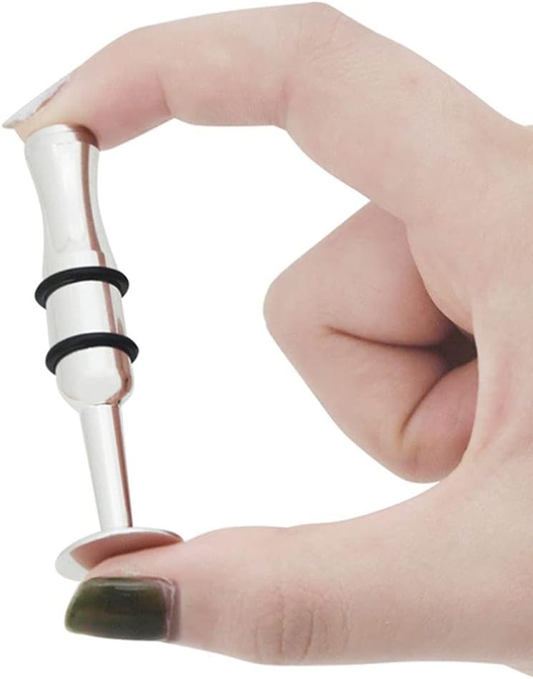 Jiayouy Embouchure Training Device Mouthpiece Mouth Strength Trainer silver 