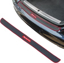 Rear Bumper Protector Guard 35" 2.75", Trunk Rubber Protection Strip Rubber Scra