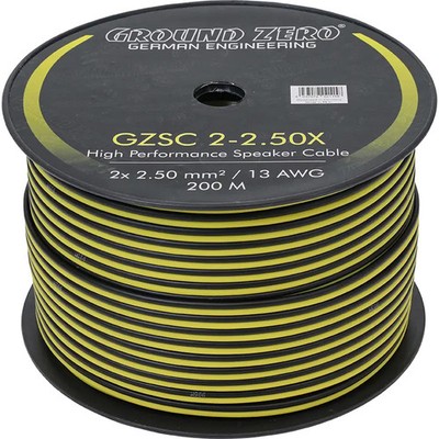 Ground Zero GZSC 2-2.50X - 2x 2.50 mm² Lautsprecherkabel