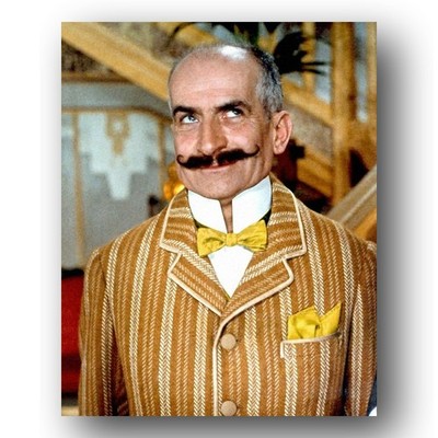 Louis de Funes Photo 8x10 Hibernatus Film Set France 1969 Comedy Actor Mustache
