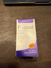 Feosol Complete with Bifera (28mg)  HIP & PIC 30 caplets Iron Supplements 01/26
