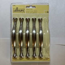 5 Satin Nickel Handles Cabinet Pulls Allison 5  Length - AL-450 Missing Screws