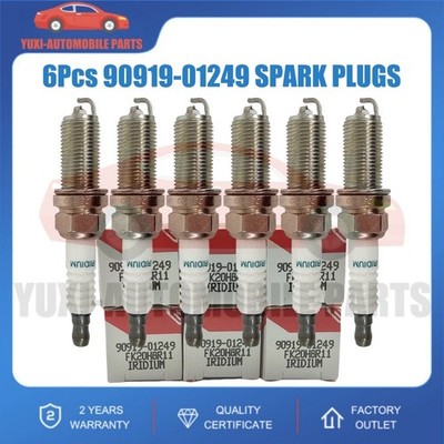 GENUINE 6PCS 90919-01249 FK20HBR11 3473 SPARK PLUGS FOR LEXUS/TOYOTA IS GS LS