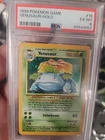 Venusaur Holo #15/102, Pokémon Base Set 1999 Vintage Card, PSA 6 EX-MT