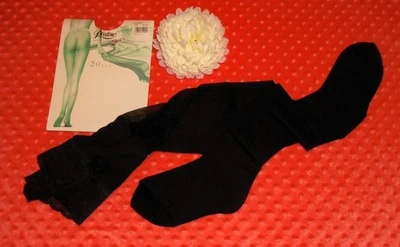 "Platino-Sinn" Nylon-Lycra Seamless Tights, Size 40-42 FR, Vintage - Image 1 of 4