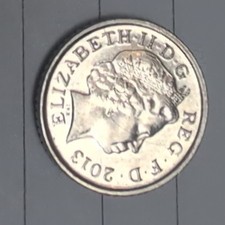 England British UK Penny, royal shield, coin nowadays, 5 pence 5p,  2013