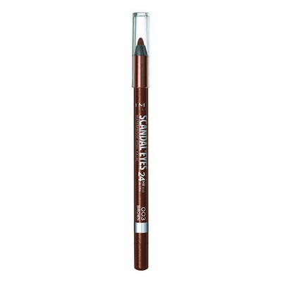 Rimmel London Scandaleyes Waterproof Gel 0.04 Ounce (Pack of 1), 003 Brown 