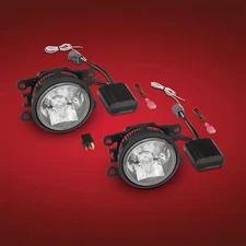 Show Chrome Dual Function Fog Light Motorcycle Street Bike 61-121 2001-1833