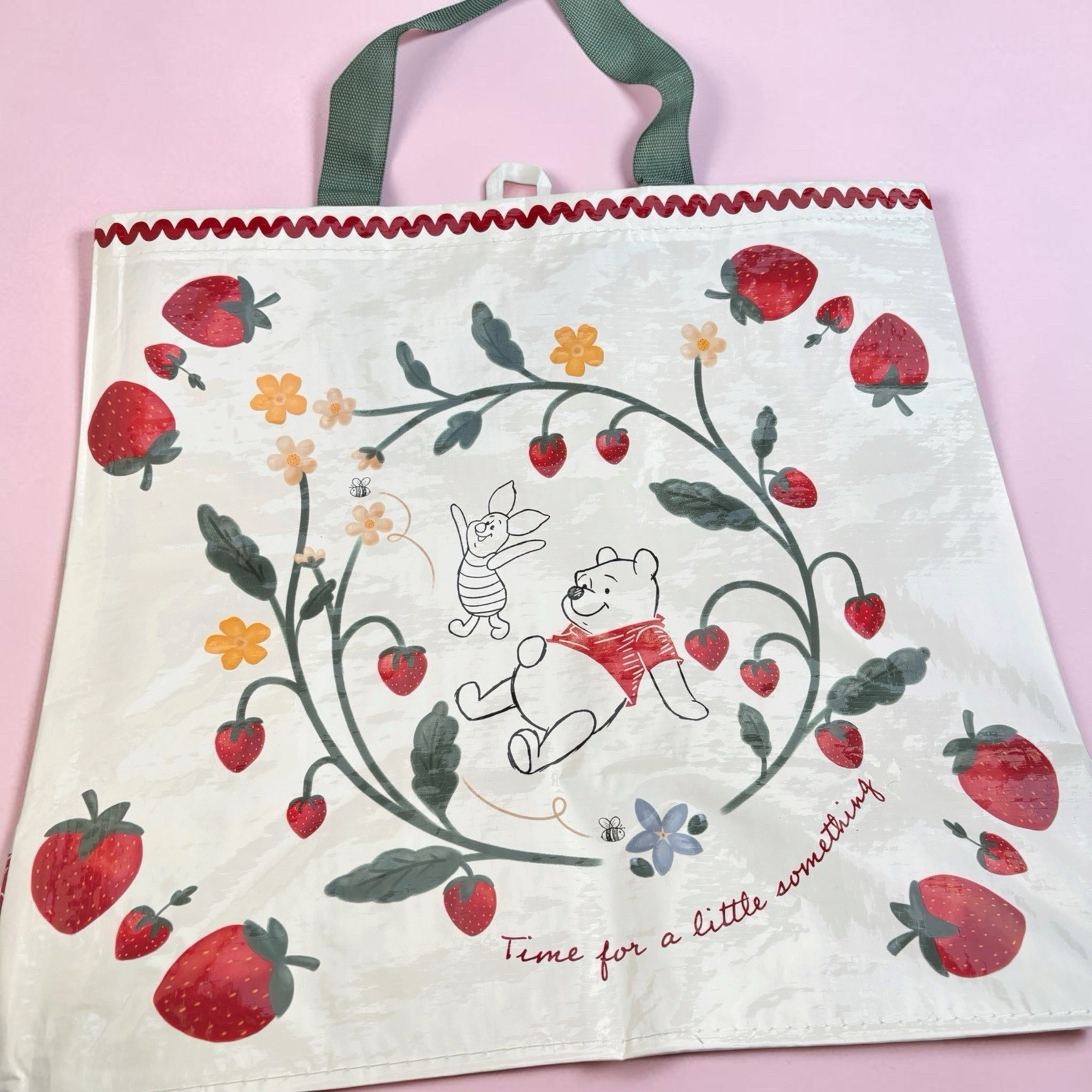 Disney WINNIE THE POOH  shopping bag winnie the pooh tote time for a little some