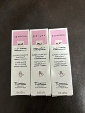 Sephora Mat Mattifying Powder Super hydratant Matifiant moisturizer 10ML 0.33 Oz