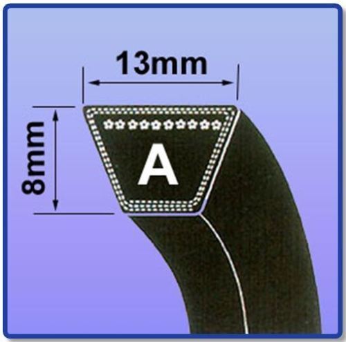 A SECTION V BELT SIZES A16 - A46 V BELT 13MM X 8MM VEE BELT - Picture 1 of 1