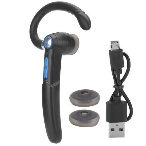 Wireless BT 5.0 Ear-Hook Headphone Monaural Single-Ear Sports Earphone Heads Fit - Picture 13 of 14