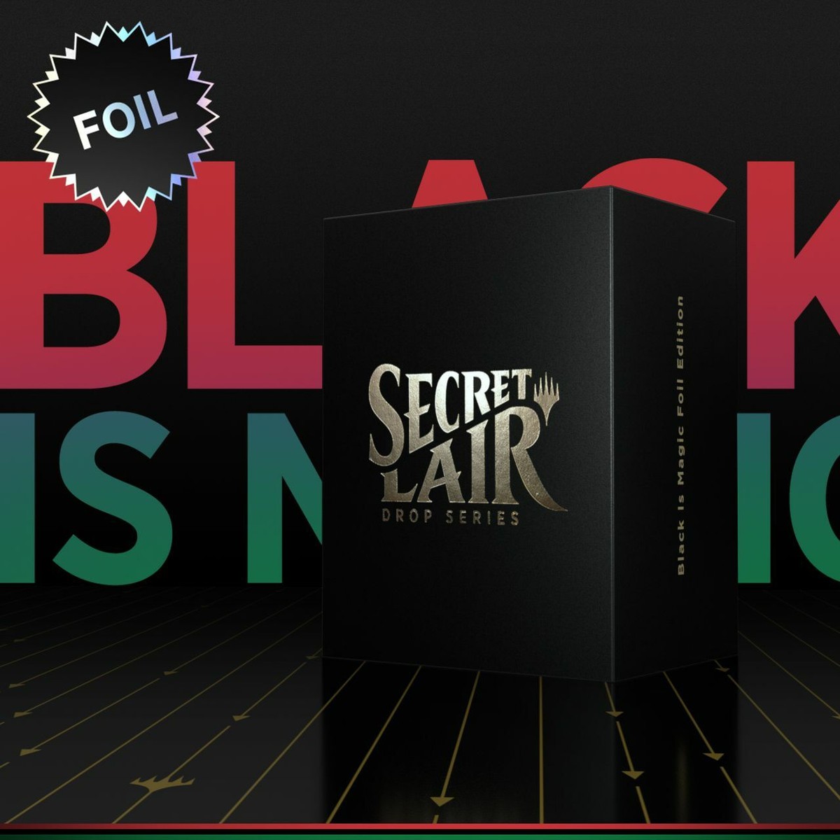 Magic The Gathering - Secret Lair Black is Magic Foil