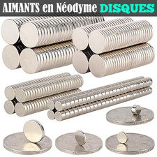 Aimant Neodyme DISQUE Rond Fort Puissant Magnet Photo Frigo Fimo Scrapbooking