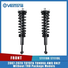 4WD Front Struts w/ Coil Spring Assembly for 2007-2020 Toyota Tundra Without TRD