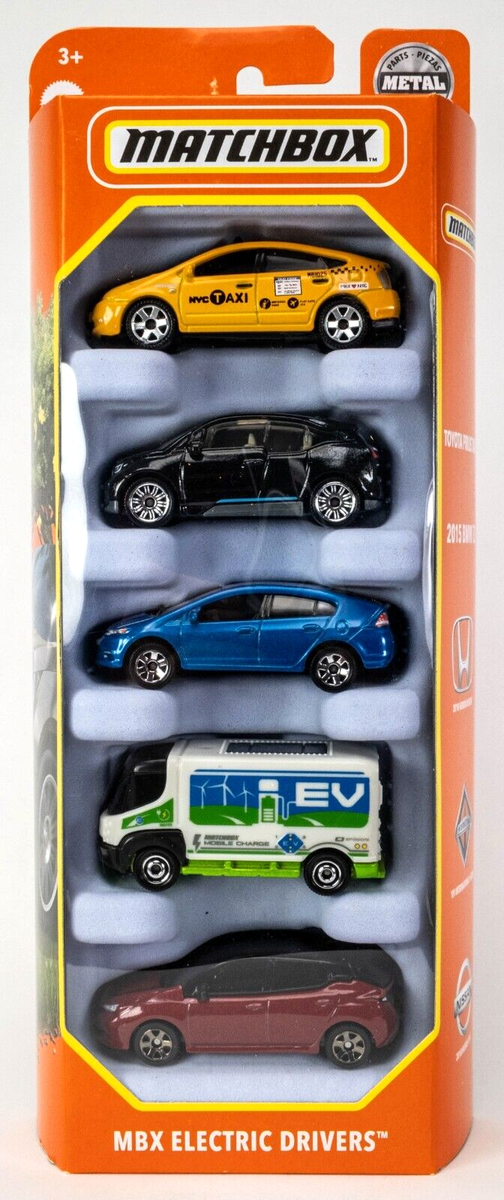 2022 Matchbox MBX Electric Drivers 5-Pack | Toyota | BMW