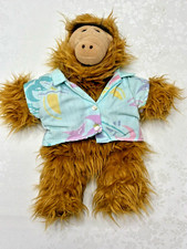 1988 ALF Alien Plush Hand Puppet Doll Hawaiian Shirt Vintage 80s Burger King