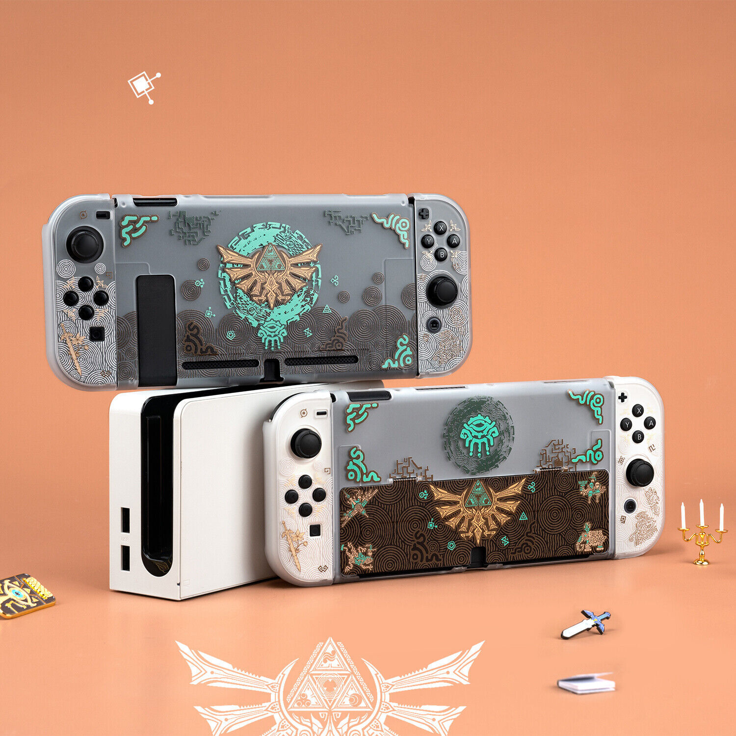 Nintendo Switch OLED Shell Case Cover Cute Accessories For Joycon Controller-image