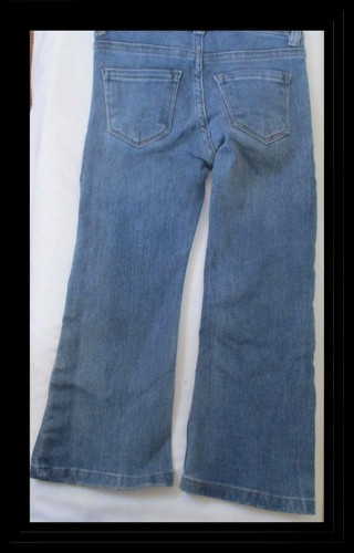 ThereAbouts Girls Superflex Flare Blue Jeans Size 4 Reg. Adjustable Waist NWT - Picture 2 of 2