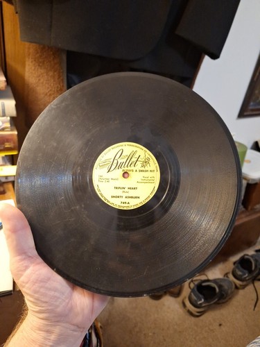 Shorty Ashburn 1952 Bullet 749 78RPM Triflin' Heart - Are You Lonely Too G+ - Picture 2 of 14