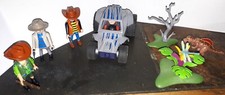 PLAYMOBIL Pakiet Park Jurajski/Dinozaur 9434 Quad, 4 figurki, 1 dinozaur