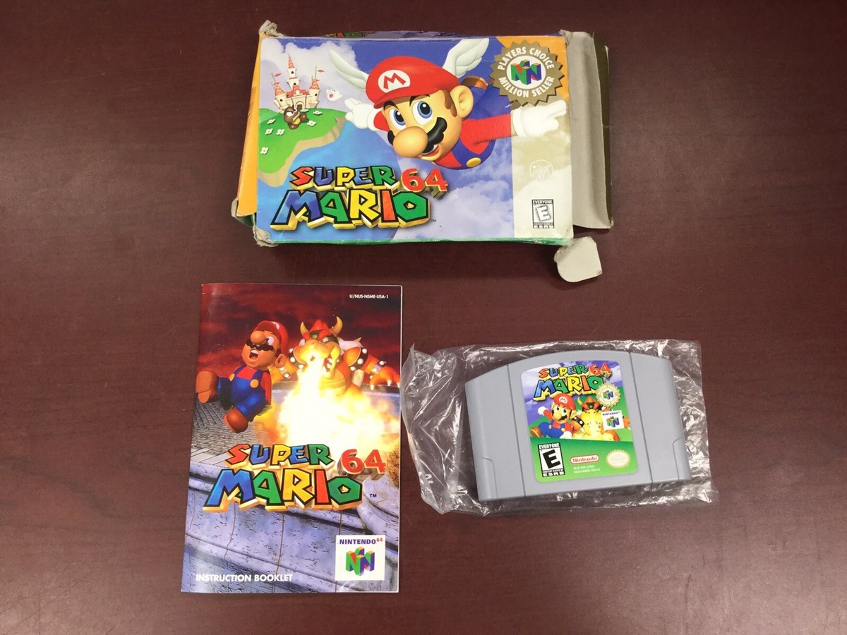 Super Mario 64 (Nintendo 64, 1999) Tested 45496870010| eBay