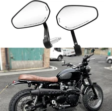 7/8" Motorcycle Bar End Side Mirrors For Triumph Street Twin Triple 675 765 R RS