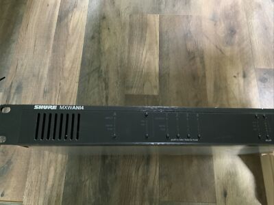 Shure MXWANI4 4-Channel Audio Network Interface - TESTED - EB-11203