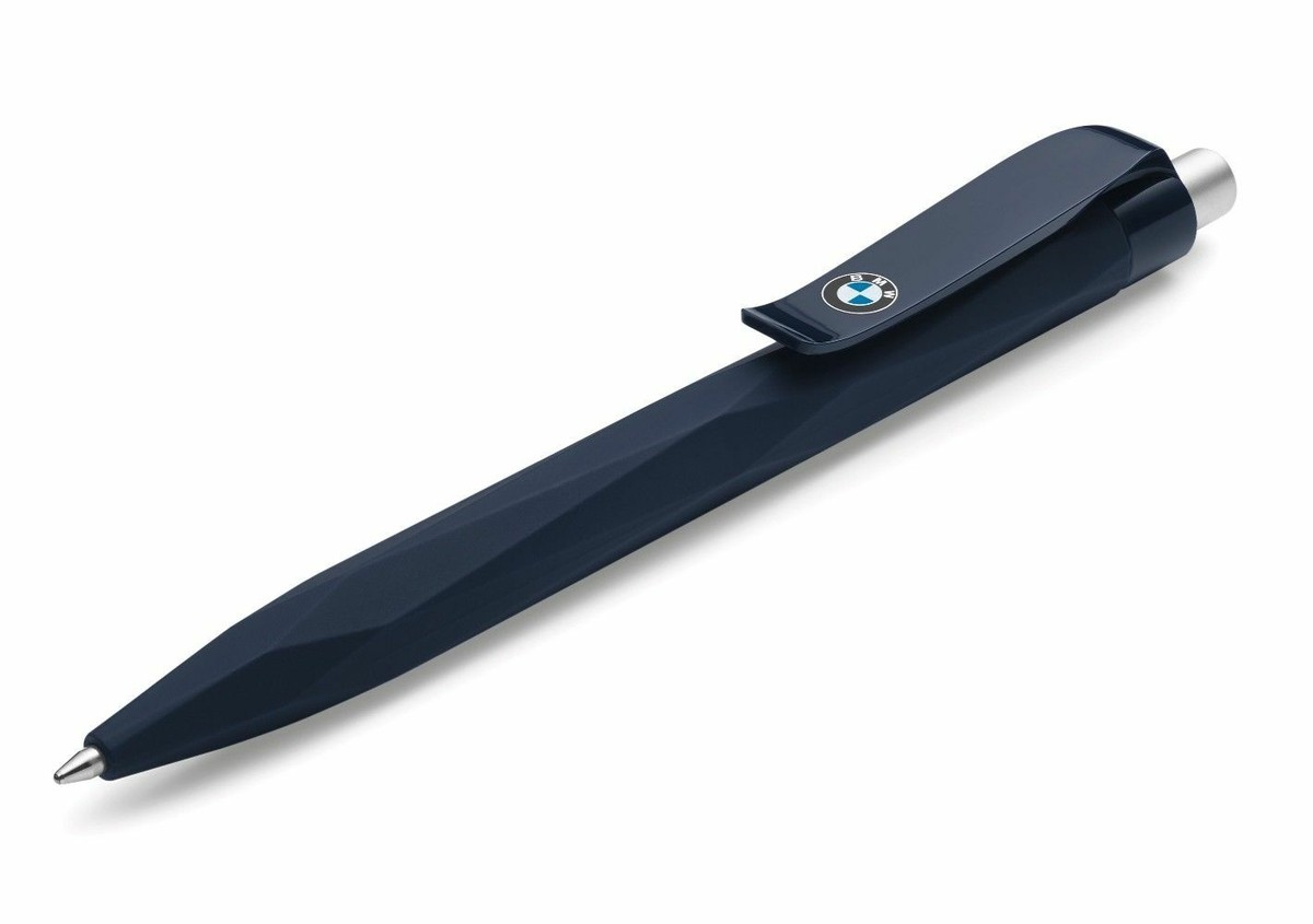 BMW Genuine Ballpoint Ball Pen Retractable Blue Fill Filler Logo
