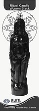 BLACK WOMAN IMAGE 7.25" CANDLE WICCA PAGAN SPELL HOODOO