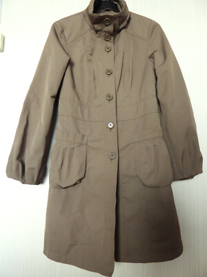 wie NEU!!! ausgefallener hochwertiger HALLHUBER Mantel Gr. 36 BRAUN