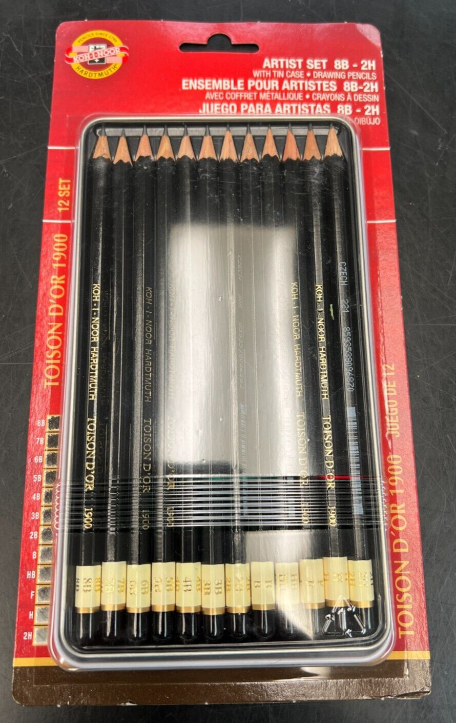 Set With Tin Case 12 Pack